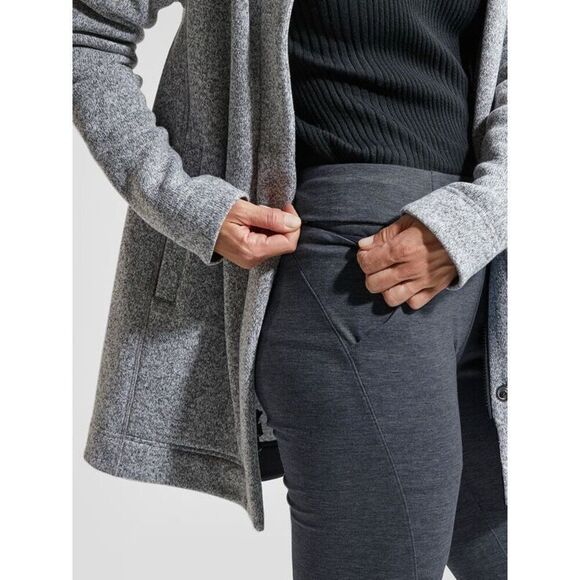 Title nine she leads pants pull-on space-dyed' Ponte knit blue XS new - Picture 11 of 12